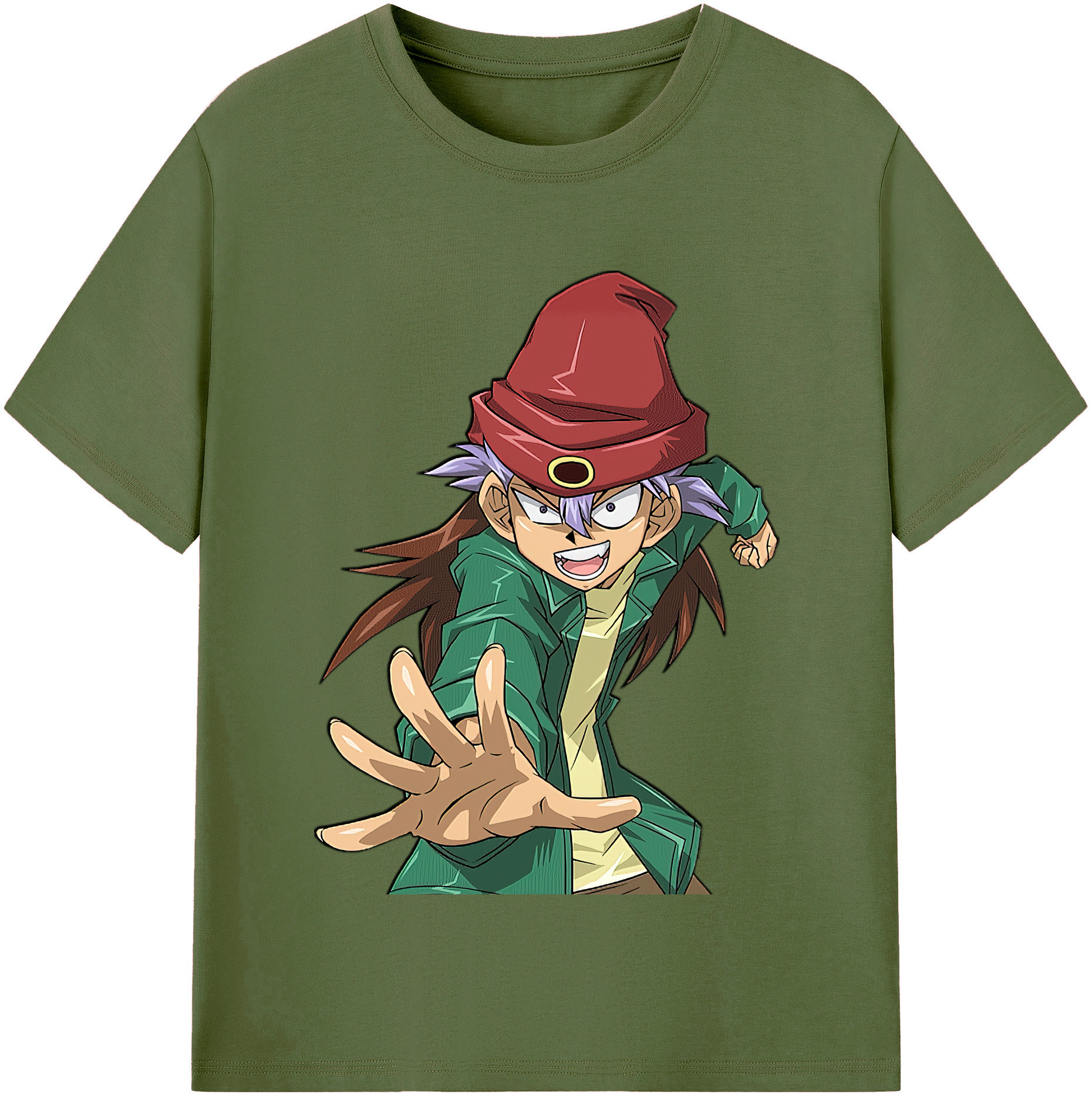 （画像用） 遊☆戯☆王 Yu-Gi-Oh! 綿100％半袖Tシャツ（フロントプリント）